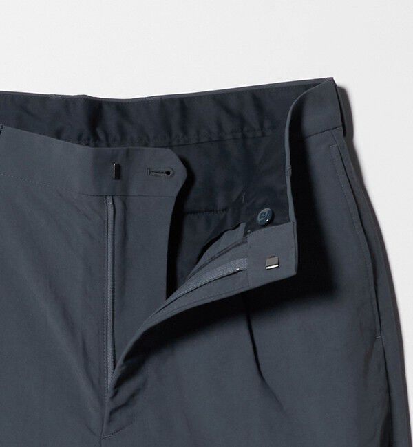 UNITED ARROWS green label relaxing「ナイロンオックス 1プリーツ W3 ワイドパンツ -撥水-」|その他|