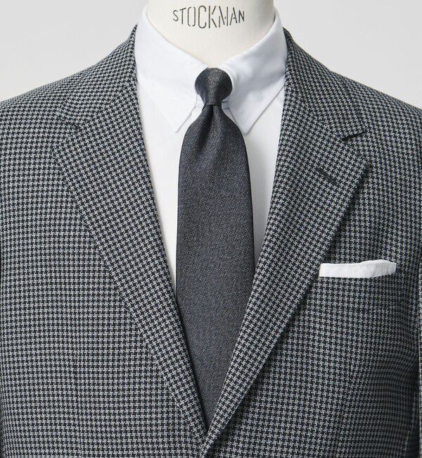 UNITED ARROWS green label relaxing「GLR ジャパン ヴィンテージ 8.0cm ソリッド ネクタイ」|ネクタイ・蝶ネクタイ|DK.GRAY