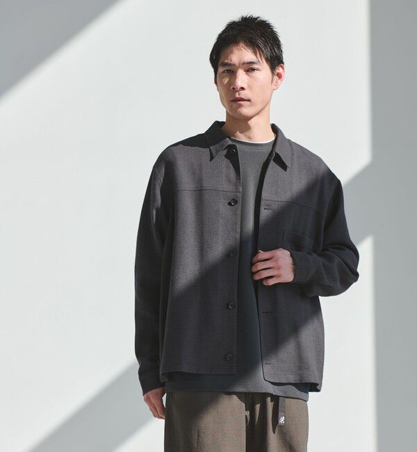 UNITED ARROWS green label relaxing「シアー プリペラ シャツ ブルゾン」|シャツ・ブラウス|