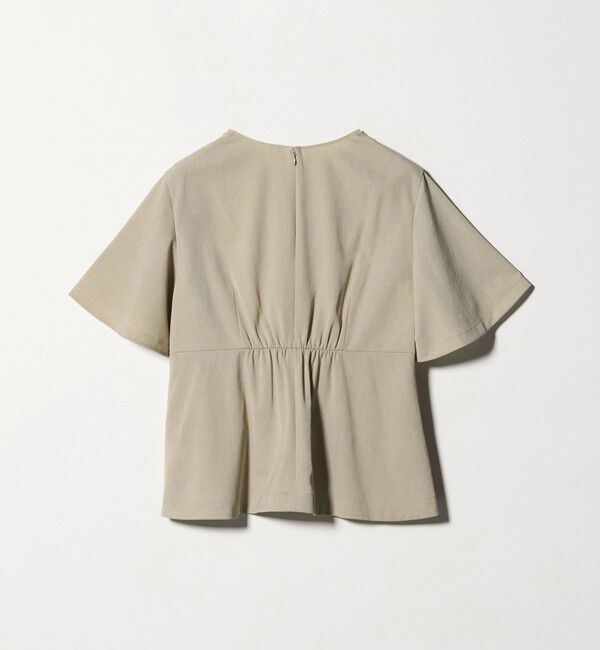 UNITED ARROWS green label relaxing「［size SHORTあり］サラフール タック ブラウス ストレッチ 接触冷感 UVカット」|シャツ・ブラウス|