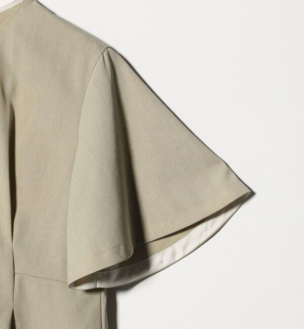 UNITED ARROWS green label relaxing「［size SHORTあり］サラフール タック ブラウス ストレッチ 接触冷感 UVカット」|シャツ・ブラウス|