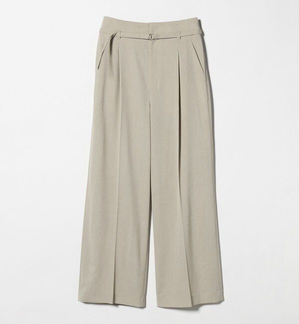 UNITED ARROWS green label relaxing「［size SHORT/TALLあり］サラフール ワイド パンツ ストレッチ 接触冷感 UVカット」|スラックス|