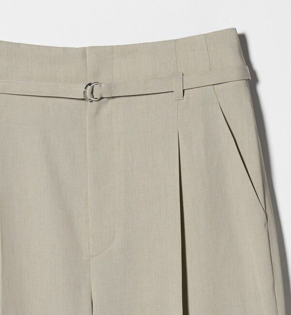 UNITED ARROWS green label relaxing「［size SHORT/TALLあり］サラフール ワイド パンツ ストレッチ 接触冷感 UVカット」|スラックス|