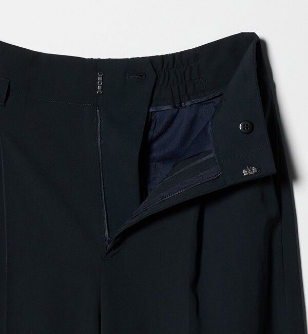 UNITED ARROWS green label relaxing「［size SHORT/TALLあり］サラフール ワイド パンツ ストレッチ 接触冷感 UVカット」|スラックス|