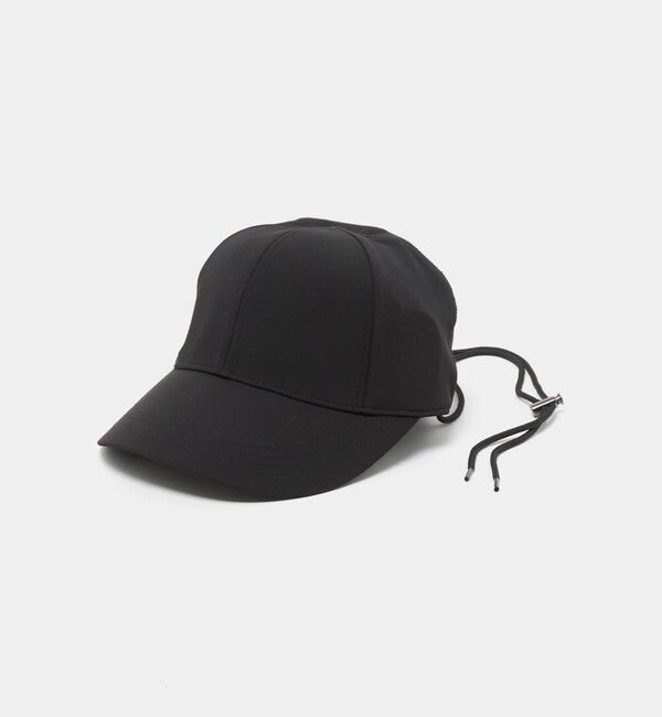 UNITED ARROWS green label relaxing「2WAY ワイドバイザー ツイル キャップ / 帽子 UVカット」|キャップ・キャスケット|BLACK