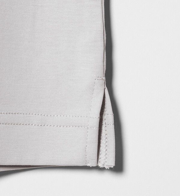 UNITED ARROWS green label relaxing「オーガニックコットン ポンチ モックネック Tシャツ -接触冷感-」|Tシャツ・カットソー|