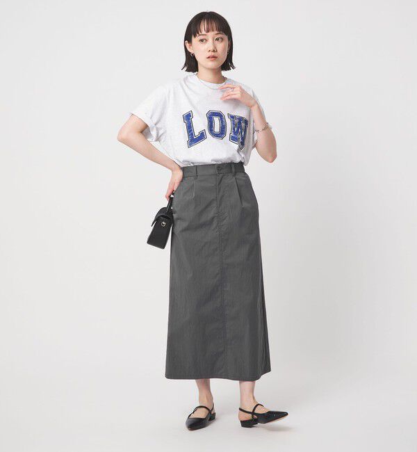 UNITED ARROWS green label relaxing「グロッシー スカート」|フレア|