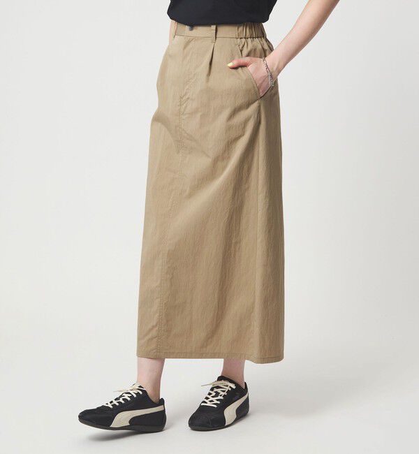 UNITED ARROWS green label relaxing「グロッシー スカート」|フレア|