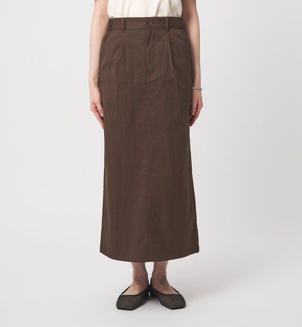 UNITED ARROWS green label relaxing「グロッシー スカート」|フレア|