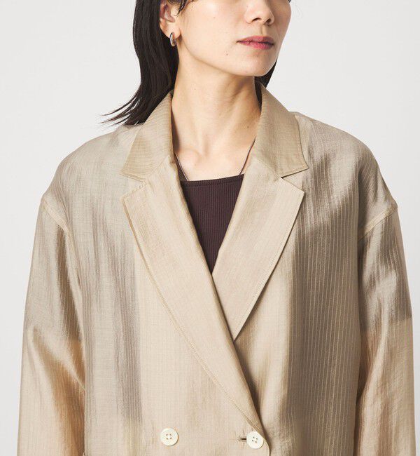 UNITED ARROWS green label relaxing「［size SHORTあり］VeryLight  ベリーライト シアー ストライプ ジャケット」|テーラードジャケット|