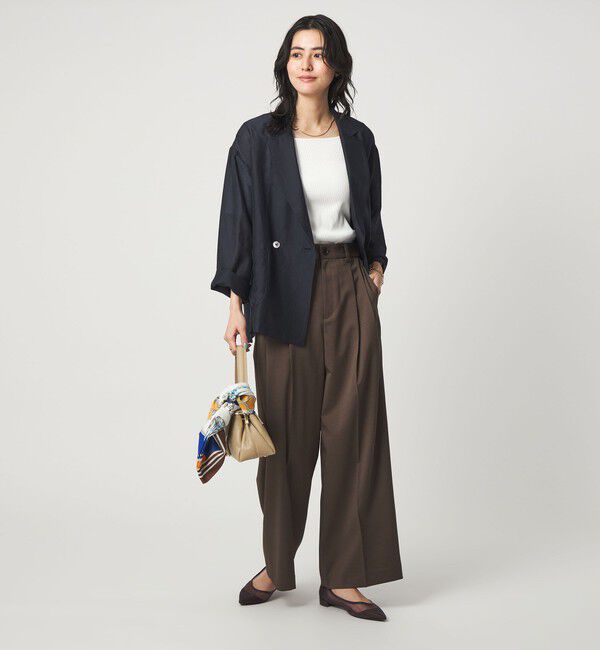 UNITED ARROWS green label relaxing「［size SHORTあり］VeryLight  ベリーライト シアー ストライプ ジャケット」|テーラードジャケット|