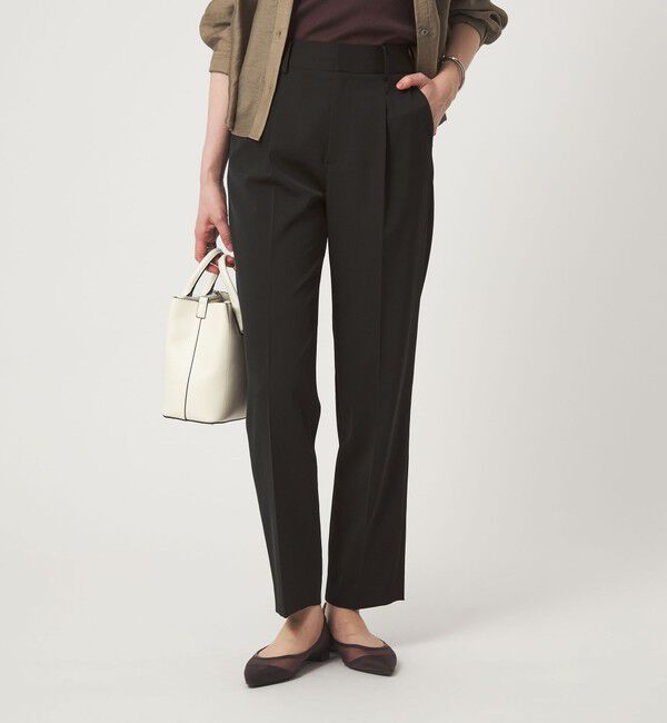 UNITED ARROWS green label relaxing「［size SHORT/TALLあり］サラフール テーパード パンツ 」|スラックス|