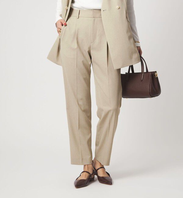 UNITED ARROWS green label relaxing「［size SHORT/TALLあり］サラフール テーパード パンツ 」|スラックス|