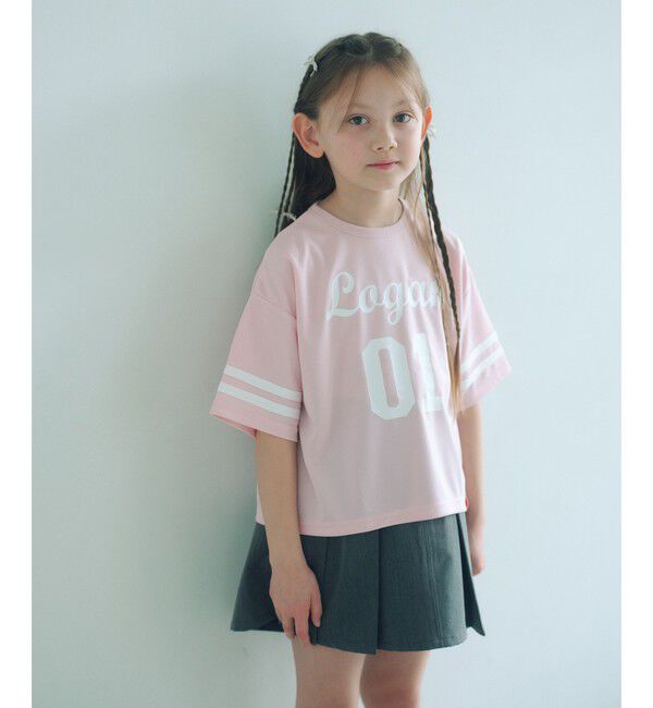 UNITED ARROWS green label relaxing「【別注】＜LOGAN knitting mills＞ナンバリング Tシャツ / キッズ  120cm-160cm」|Tシャツ・カットソー|