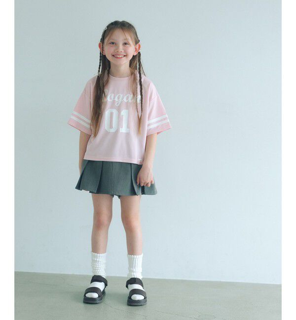 UNITED ARROWS green label relaxing「【別注】＜LOGAN knitting mills＞ナンバリング Tシャツ / キッズ  120cm-160cm」|Tシャツ・カットソー|