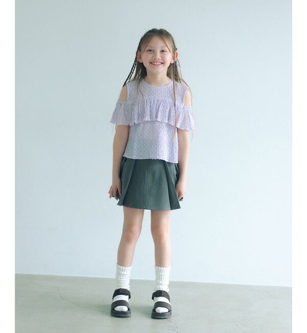 UNITED ARROWS green label relaxing「【COOL CHIC GIRLS STYLE】プリーツ スカパン / キッズ  120cm-160cm」|その他|