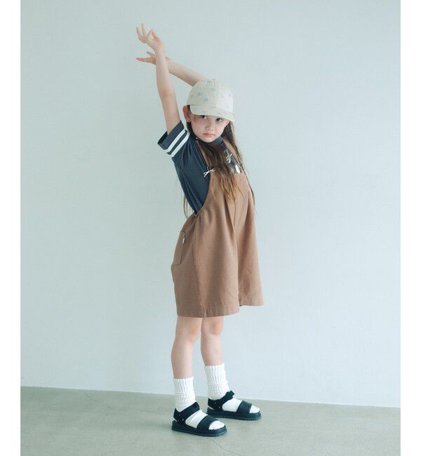 UNITED ARROWS green label relaxing「【COOL CHIC GIRLS STYLE】サロペット ショーツ / キッズ  120cm-160cm」|オールインワン|