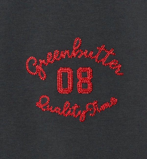 NICE WEATHER「＜GREEN BUTTER＞クロップカーシブ Tシャツ」|Tシャツ・カットソー|