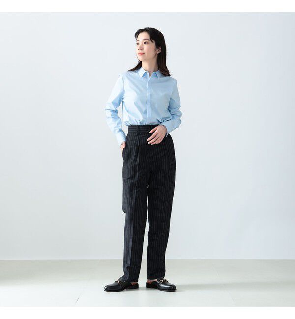 Demi-Luxe BEAMS 「AK+1 / 刺繍 レギュラーカラーシャツ」|シャツ・ブラウス|