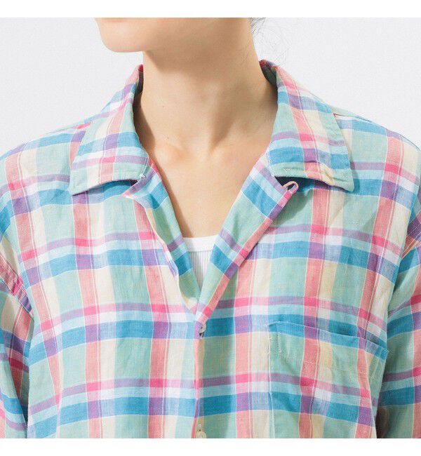 BEAMSBOY「【別注】INDIVIDUALIZED SHIRTS / オープン カラー シャツ」|シャツ・ブラウス|