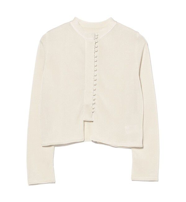 Demi-Luxe BEAMS 「TAN / クルミボタン カーディガン」|ニット・セーター|IVORY