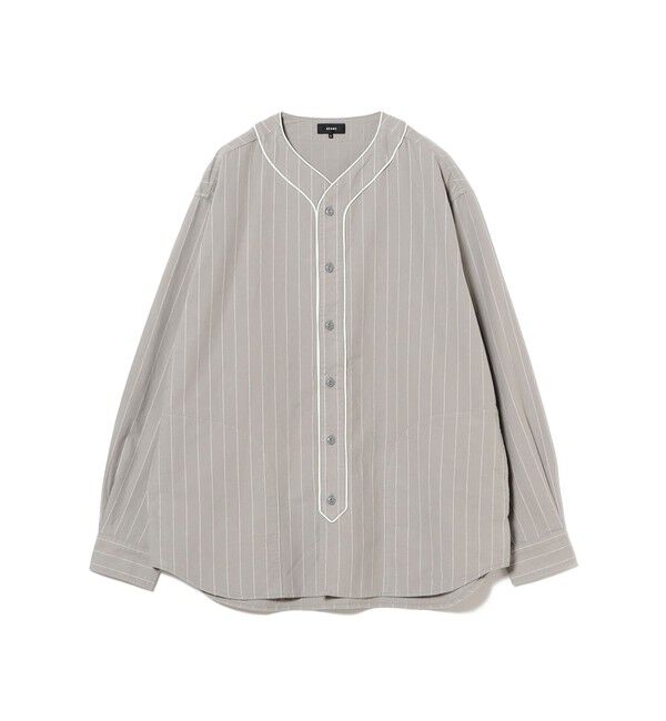 BEAMS「ベースボール ストライプ シャツ」|シャツ・ブラウス|