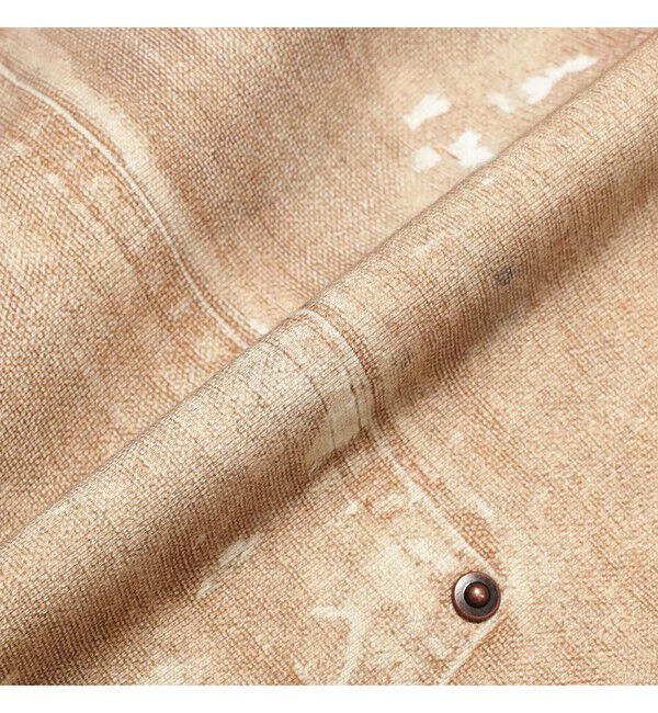 BEAMS「モック プリント ダブルニー スウェットパンツ」|チノ|