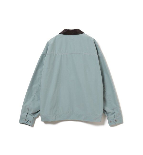 BEAMS「シンセティックレザーカラー ジャケット」|ブルゾン・スタジャン|