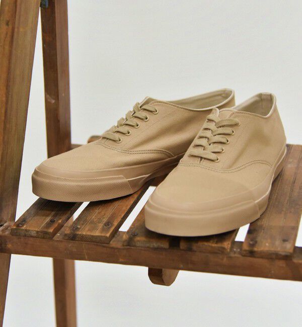 SHIPS「【SHIPS別注】ASAHI: US NAVY デッキシューズ」|スニーカー|ベージュ