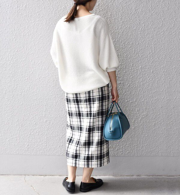 SHIPS for women「〈手洗い可能〉 チェック タイト スカート◇」|スカート|