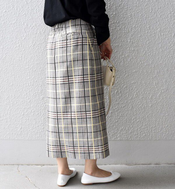 SHIPS for women「〈手洗い可能〉 チェック タイト スカート◇」|スカート|