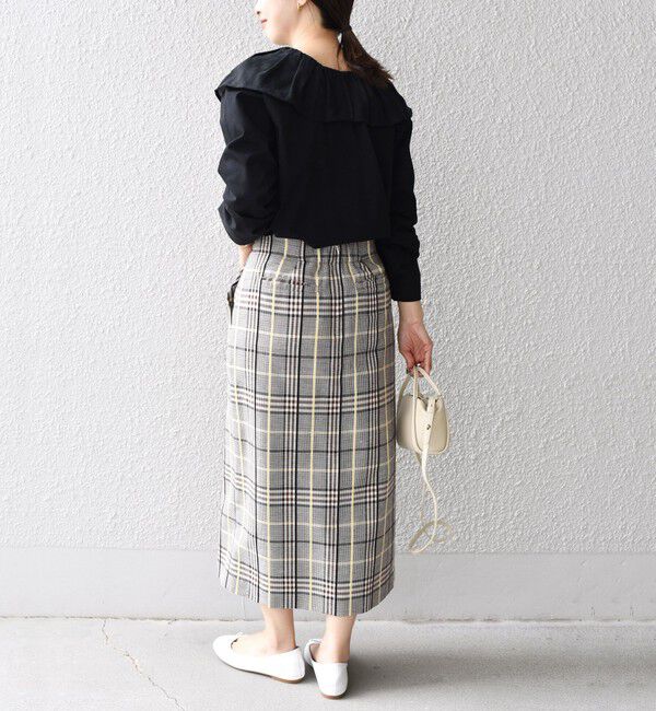 SHIPS for women「〈手洗い可能〉 チェック タイト スカート◇」|スカート|
