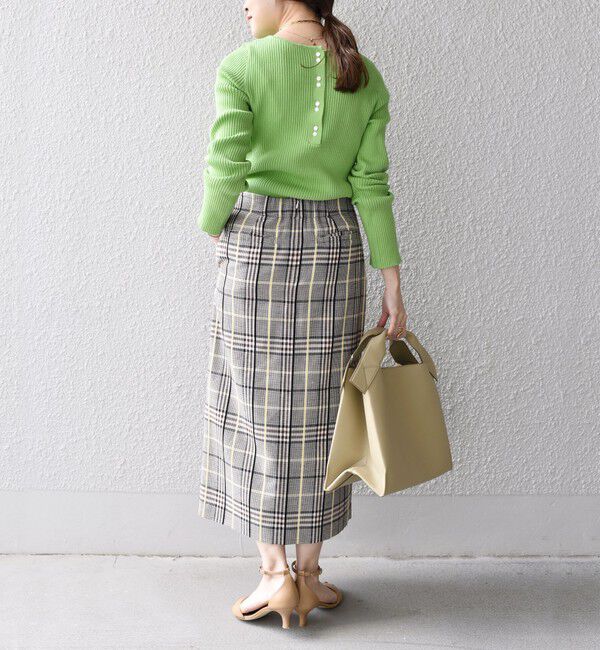 SHIPS for women「〈手洗い可能〉 チェック タイト スカート◇」|スカート|