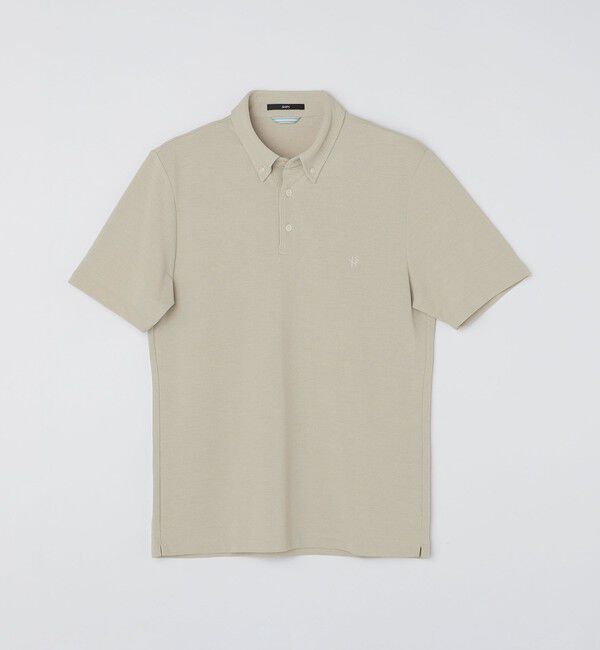 SHIPS「【WEB限定】SHIPS: 吸水速乾・UVケア Drymix（R）ワンポイントロゴ ボタンダウン ポロシャツ」|ポロシャツ|