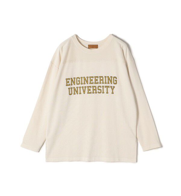 SHIPS for women「〈洗濯機可能〉Odub:フットボール TEE◇」|Tシャツ・カットソー|