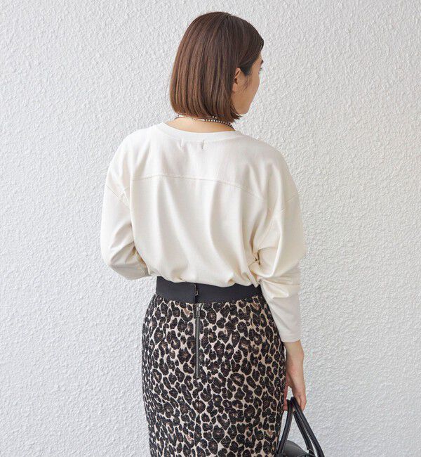 SHIPS for women「〈洗濯機可能〉Odub:フットボール TEE◇」|Tシャツ・カットソー|