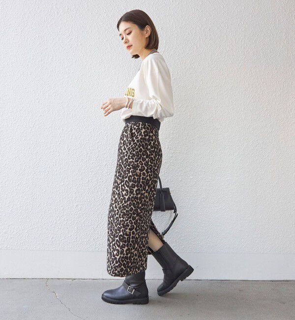 SHIPS for women「〈洗濯機可能〉Odub:フットボール TEE◇」|Tシャツ・カットソー|