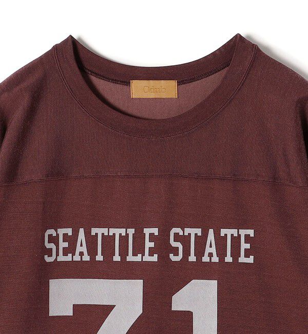 SHIPS for women「〈洗濯機可能〉Odub:フットボール TEE◇」|Tシャツ・カットソー|