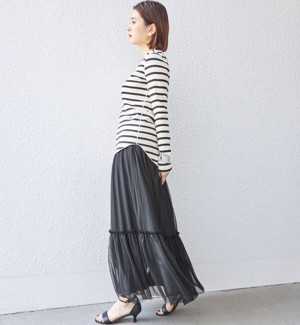 SHIPS for women「〈手洗い可能〉チュール リバーシブル ギャザー スカート◇」|スカート|