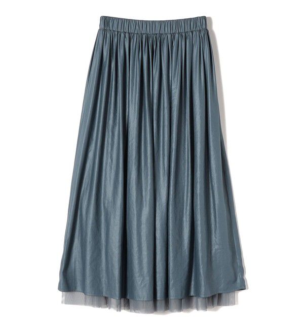 SHIPS for women「〈手洗い可能〉チュール リバーシブル ギャザー スカート◇」|スカート|