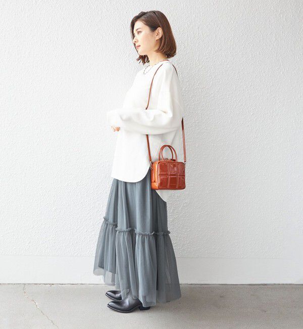 SHIPS for women「〈手洗い可能〉チュール リバーシブル ギャザー スカート◇」|スカート|
