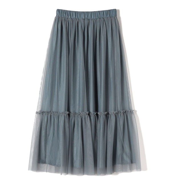 SHIPS for women「〈手洗い可能〉チュール リバーシブル ギャザー スカート◇」|スカート|