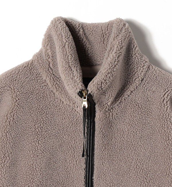 SHIPS for women「* 〈手洗い可能〉パイピング ドルマン ボア コート ◇」|その他|