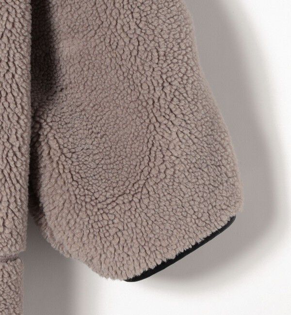 SHIPS for women「* 〈手洗い可能〉パイピング ドルマン ボア コート ◇」|その他|