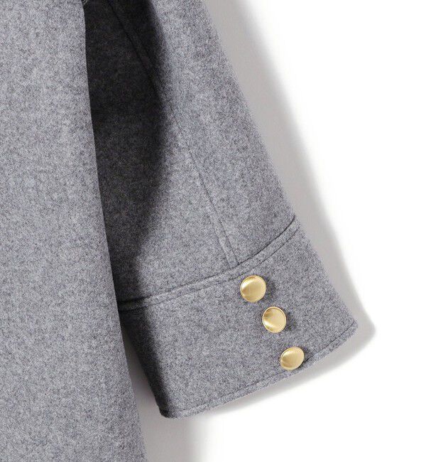SHIPS for women「【WEB限定】〈手洗い可能〉ウール ライク ジャージー メルトン 2WAY Pコート」|ピーコート|