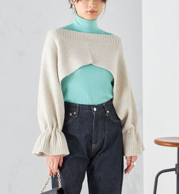 SHIPS for women「ファンシーヤーン 2WAY ベスト ◇」|ベスト・ジレ|ナチュラル