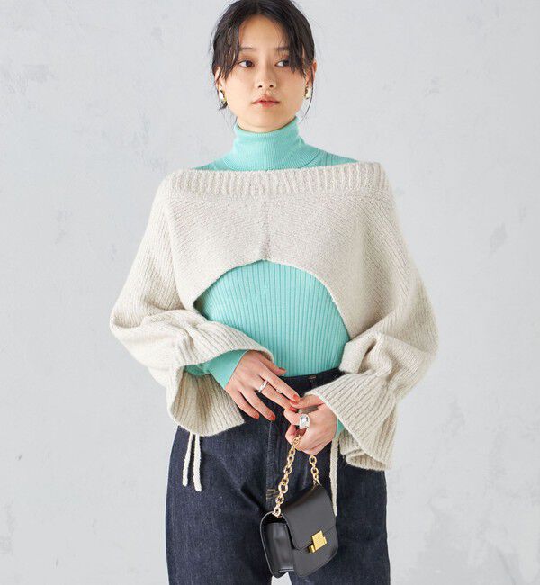 SHIPS for women「ファンシーヤーン 2WAY ベスト ◇」|ベスト・ジレ|