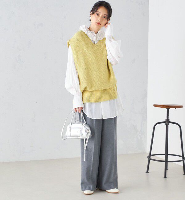 SHIPS for women「ファンシーヤーン 2WAY ベスト ◇」|ベスト・ジレ|