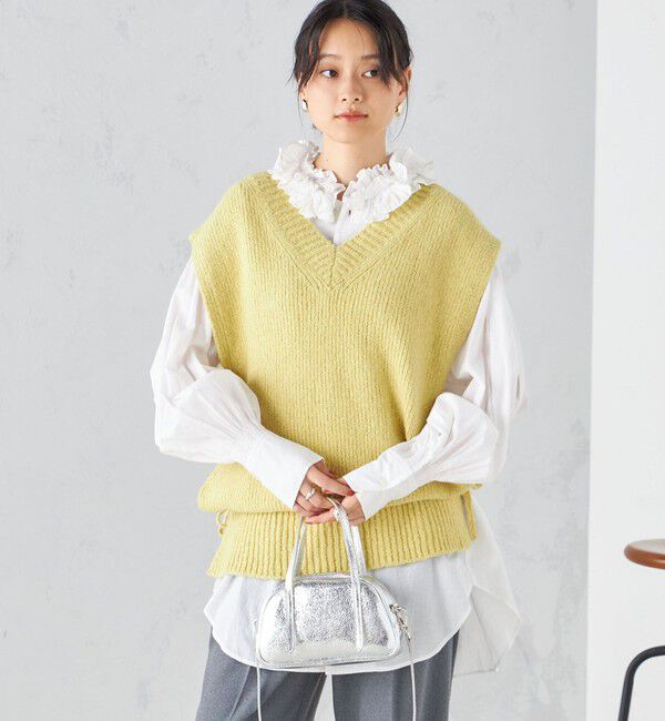 SHIPS for women「ファンシーヤーン 2WAY ベスト ◇」|ベスト・ジレ|