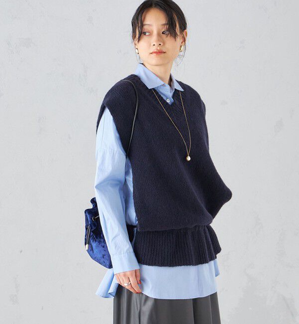 SHIPS for women「ファンシーヤーン 2WAY ベスト ◇」|ベスト・ジレ|